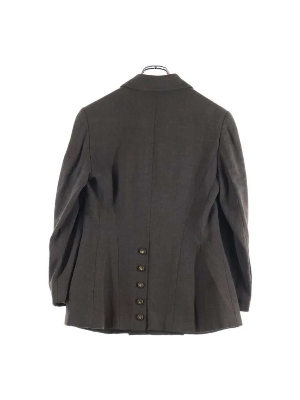 Chanel Boutique Vintage Tailored Jacket Clover Button Double Breasted Short